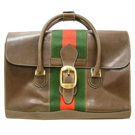 vintage gucci luggage set|vintage Gucci handbags from 1960s.